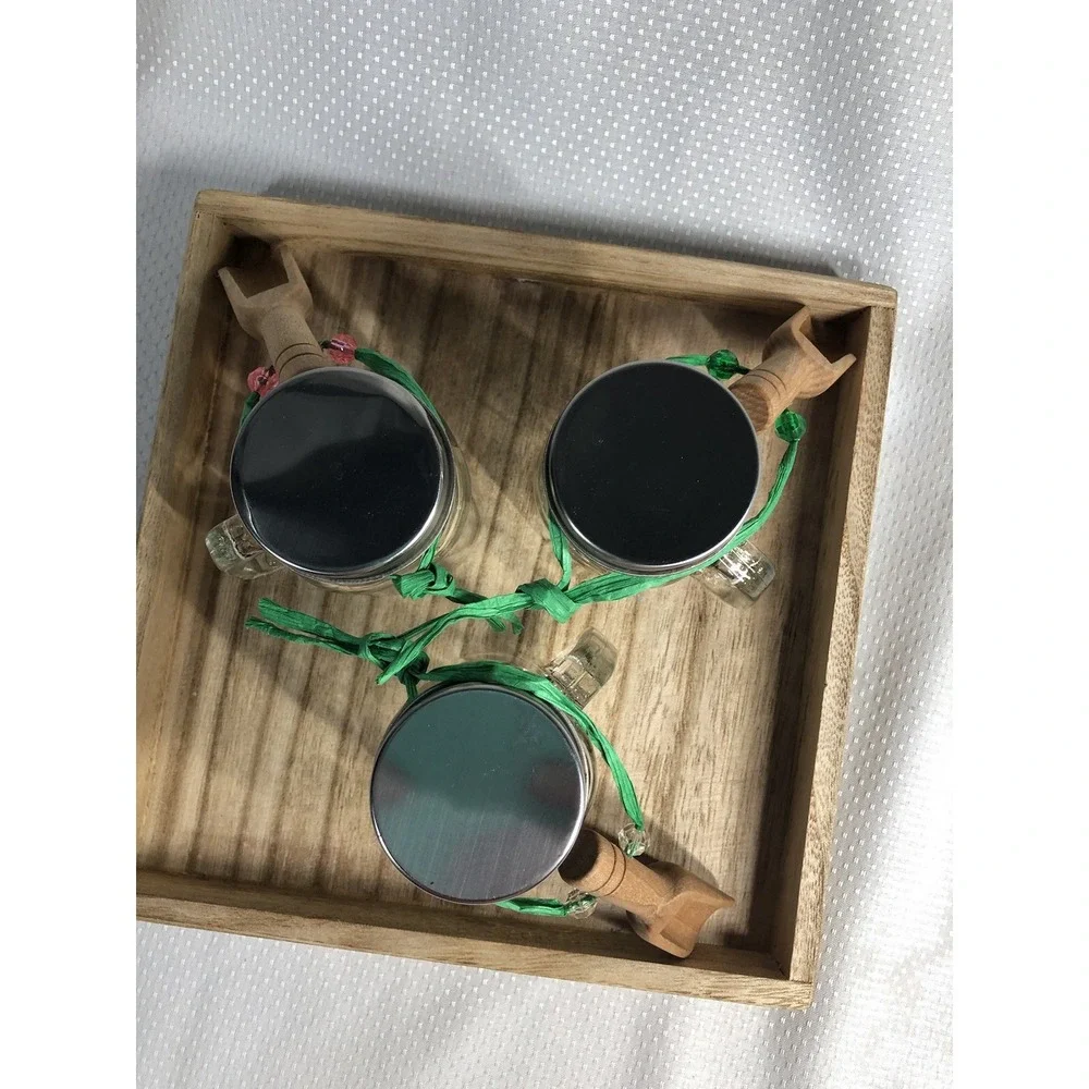 Bath Salts Spoons-Jars & Tray